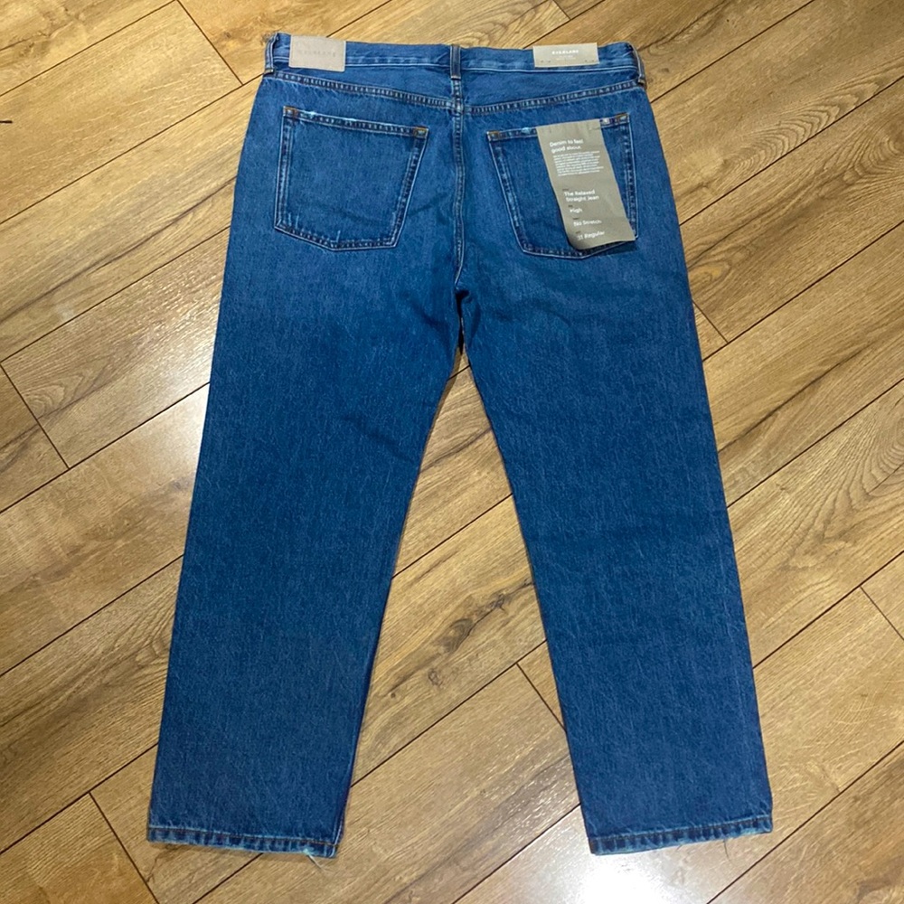 NWT EVERLANE The Relaxed Straight Jean Organic Cotton - Picture 5 of 9